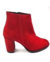 Czerwone botki B474 wyprzedaż