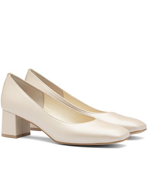 Czółenka 1884 beżowe