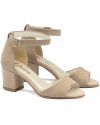 Beige suede sandals 824