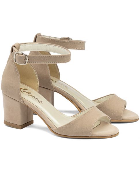 Beige suede sandals 824