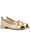 Baleríny L559 zlaté široké