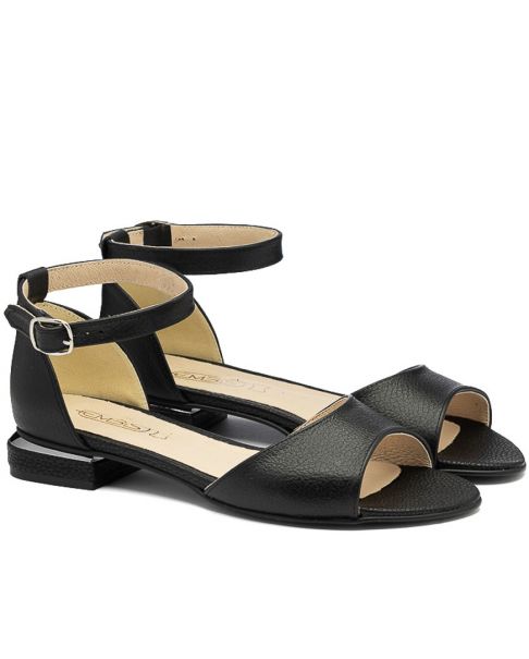 Sandály černé 428 široké