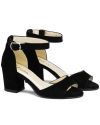 Black suede sandals 824