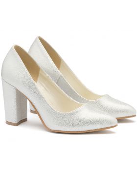 Ezüst körömcipő 2926