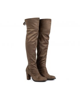 Cizme Z775 pământii late