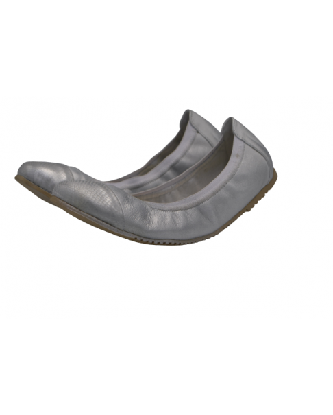 Baleríny C606 stříbrné prohnuté výprodej