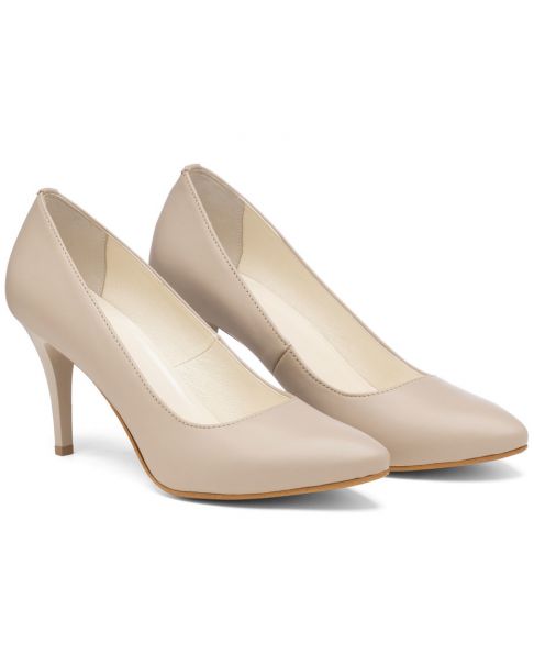 Czółenka 806 matowe beż