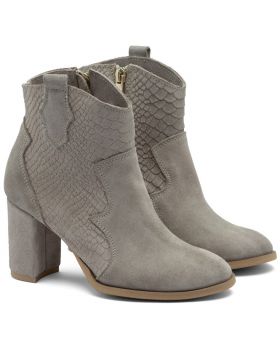 Kotníkové boty B366 béžové