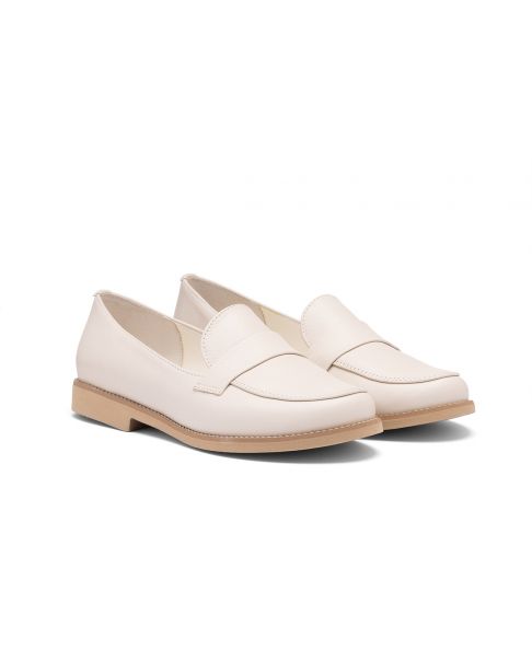 Mokasíny U260 béžový široký