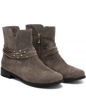 Cizme B717 pământii late