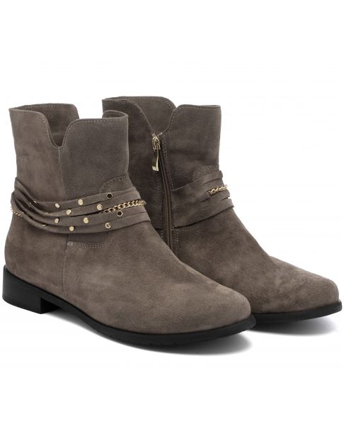 Cizme B717 pământii late