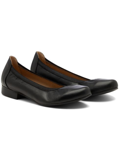 Baleríny C616 černé široké