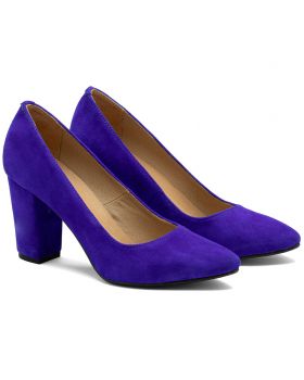 Παπούτσια με τακούνι C826 chabrowe φαρδιά