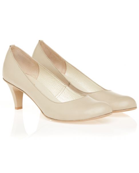 Czółenka C810 beżowe G wyprzedaż