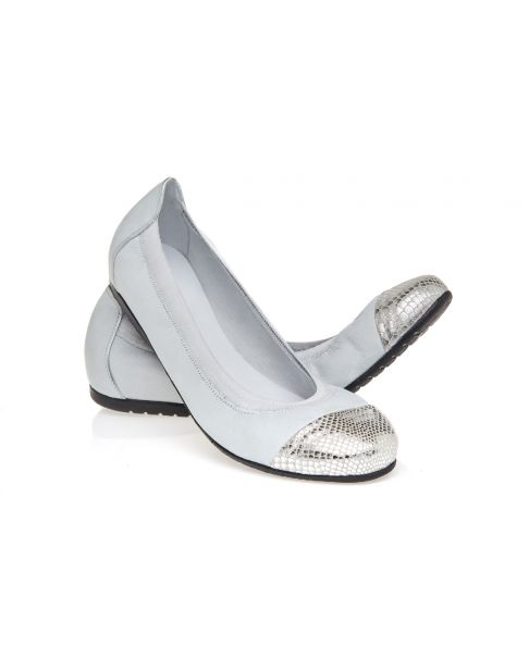 Baleríny C606 stříbrné Baleríny C606 stříbrné