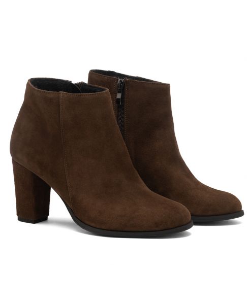 Kotníkové boty B474 hnědá