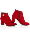 Czerwone botki B474 wyprzedaż