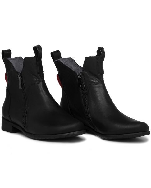 Czarne botki B337 szerokie Czarne botki B337 szerokie