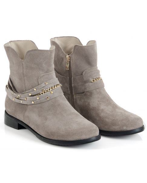 Kotníky B717 béžový široký Kotníky B717 béžový široký