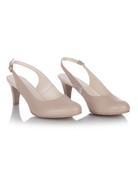 Lodičky C810P béžový široký Lodičky C810P béžový široký