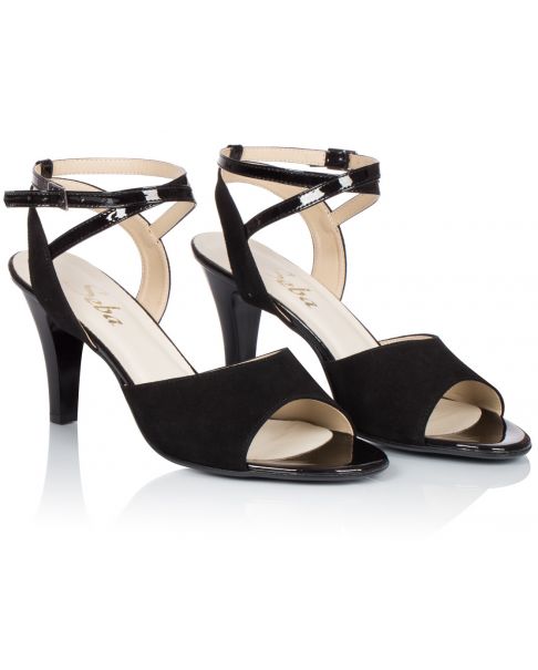 Sandale L242 negru late Sandale L242 negru late