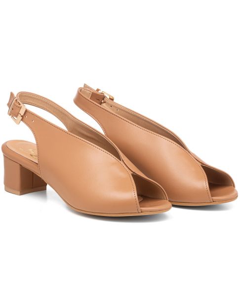 Szandál L433 karmelowe széles Szandál L433 karmelowe széles