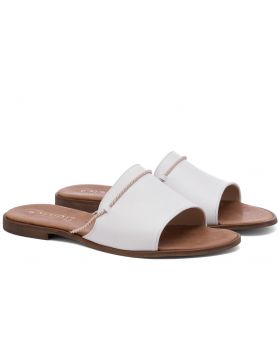 Sandalii L150 alb late