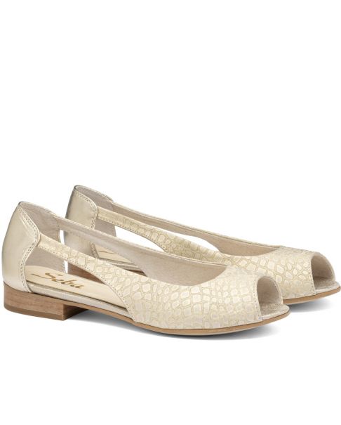 Sandale L750 aurii late Sandale L750 aurii late