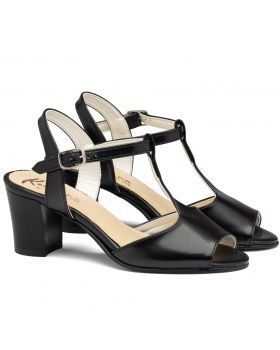 Czarne sandałki 827