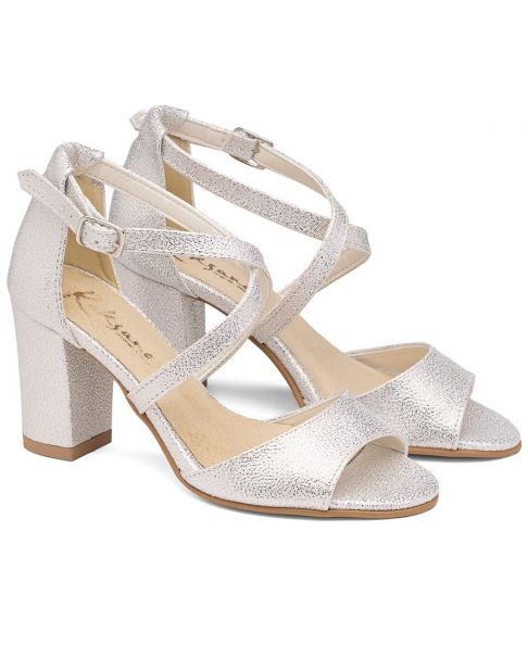 Srebrne sandałki 2941